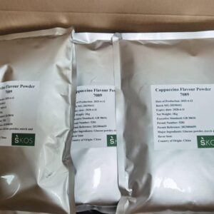 Cappuccino flavour powder
